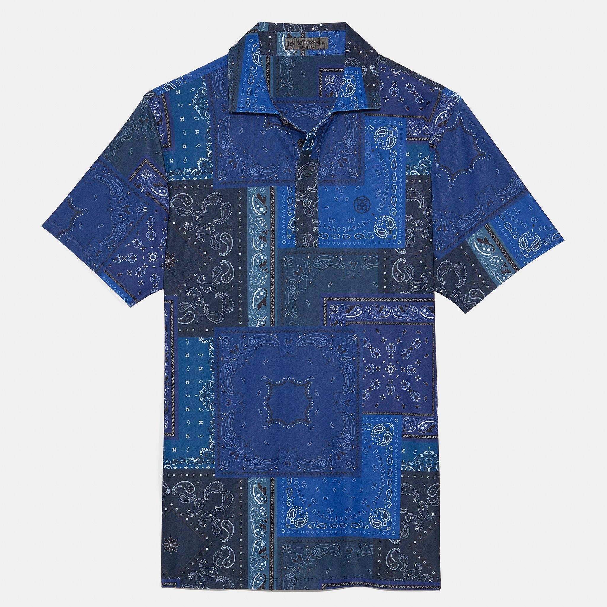 【美品】G/FORE SHORT SLEEVE T-SHIRTS BANDANA Express Style on the Course with G/FORE Men's Bandana Polo